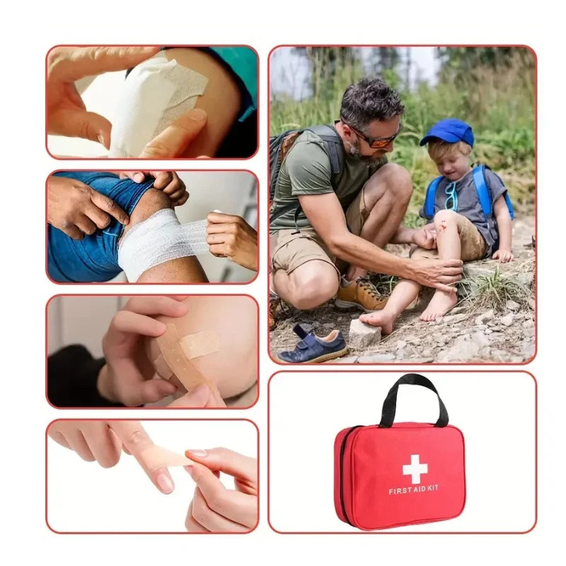 Complete First Aid Kit for Home & Outdoor Emergency Prep