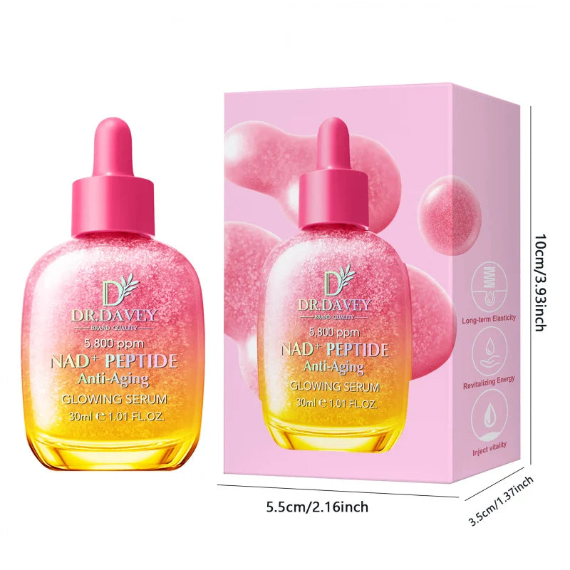30ml DR.DAVEY NAD+Peptide Anti-Aging Glowing Serum Four Seasons Skincare, Moisturizing Facial Care, Suitable for Men and Women Peaceful Pleasures Health and Wellness