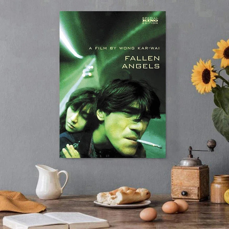 Fallen Angels Canvas Poster – Wong Kar-Wai Retro Movie Wall Art Movie Canvas Poster Peaceful Pleasures Health and Wellness