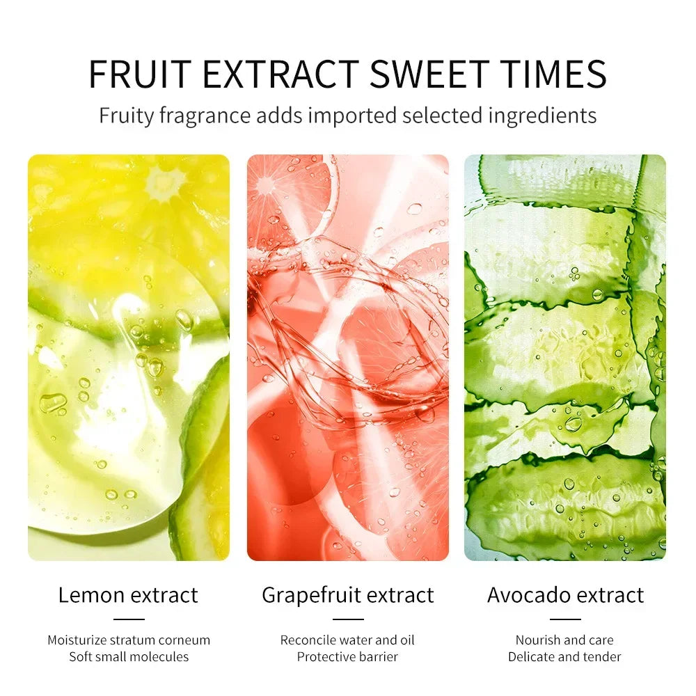 SADOER 5-Pc Fruit Plant Hand Cream Set | Moisturizing Lotion
