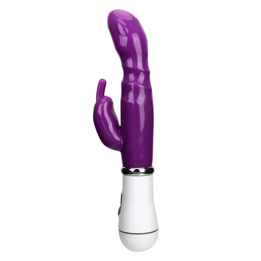 2-in-1 Vibrator Massager, 21cm Personal Device for Comprehensive Sensitive Zone Stimulation Peaceful Pleasures Health and Wellness