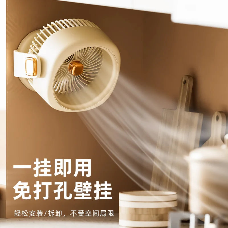 URGGU 2-in-1 USB Desktop & Wall Fan – Air Circulation Fan
