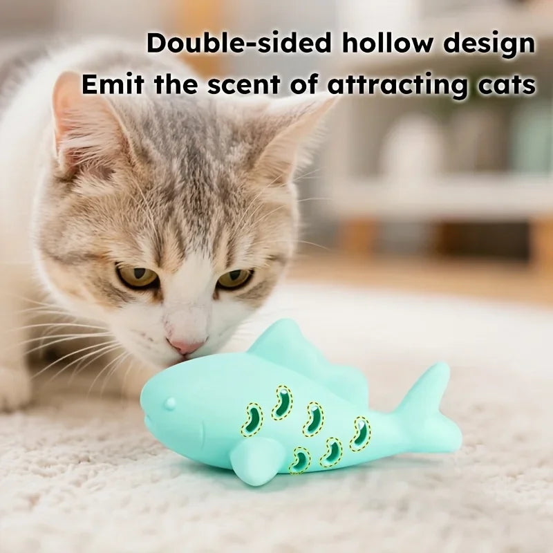 Interactive Silicone Pet Chew Toy – Food Puzzle for Cats & Dogs