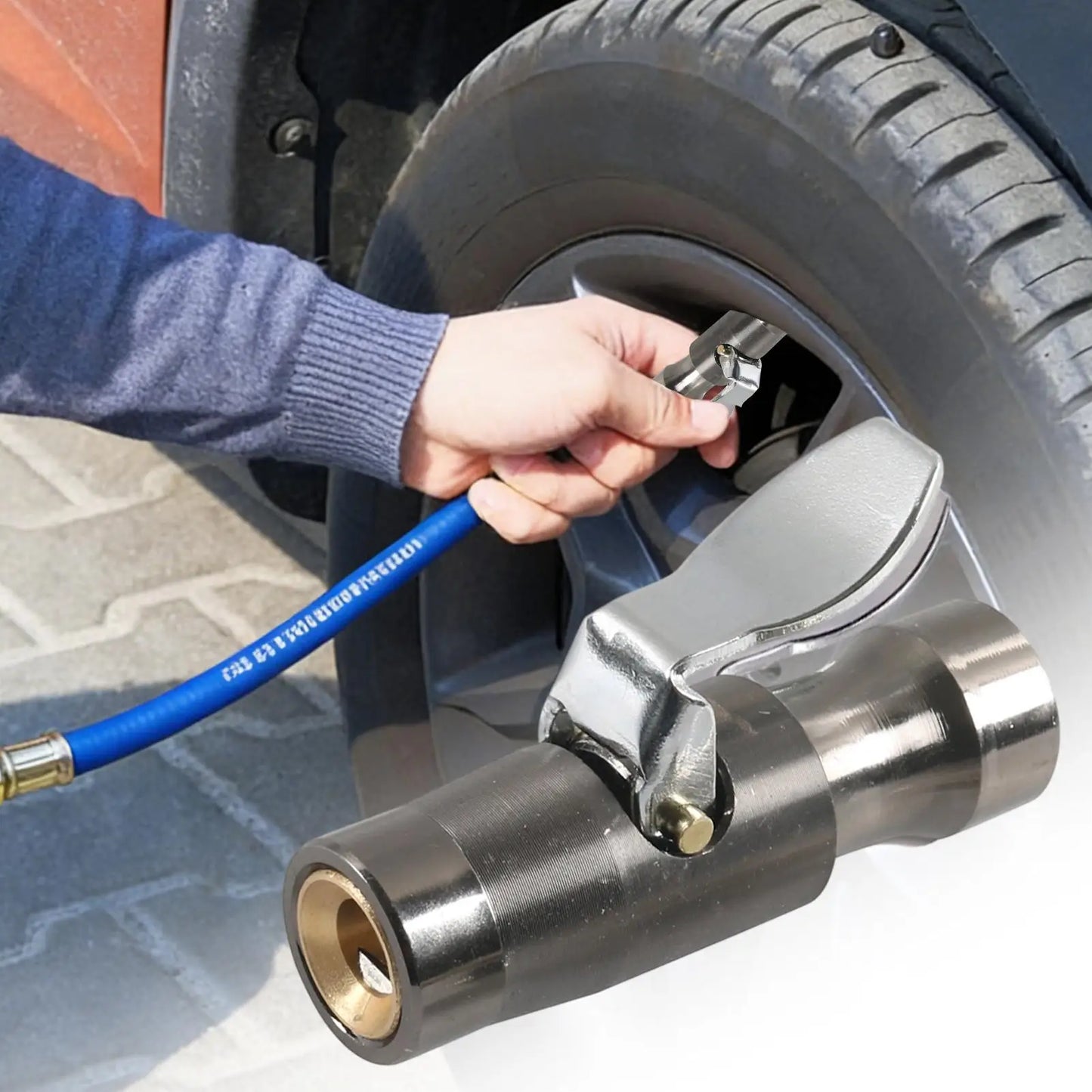 Self-Locking Tire Air Chuck | Double Teeth, No Air Leakage