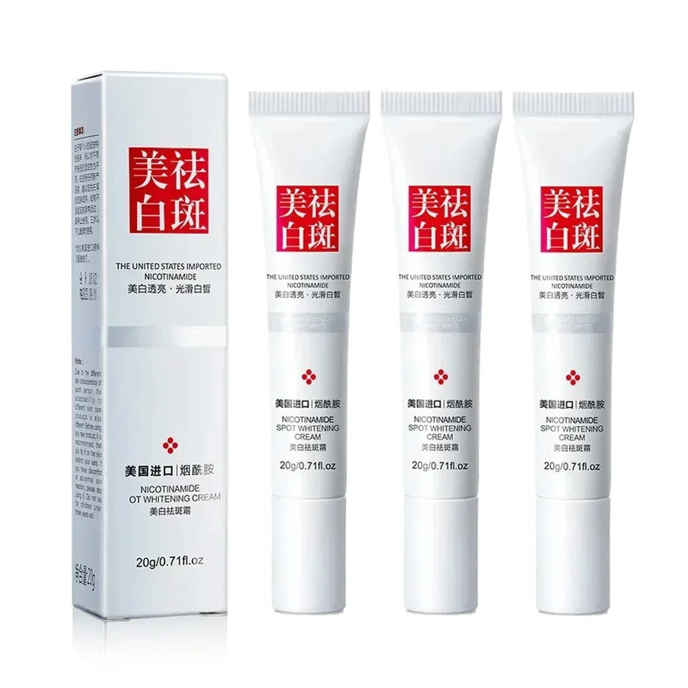 Brightening Niacinamide Whitening Cream – Anti-Freckle & Dark Spot Peaceful Pleasures Health and Wellness 3pcs