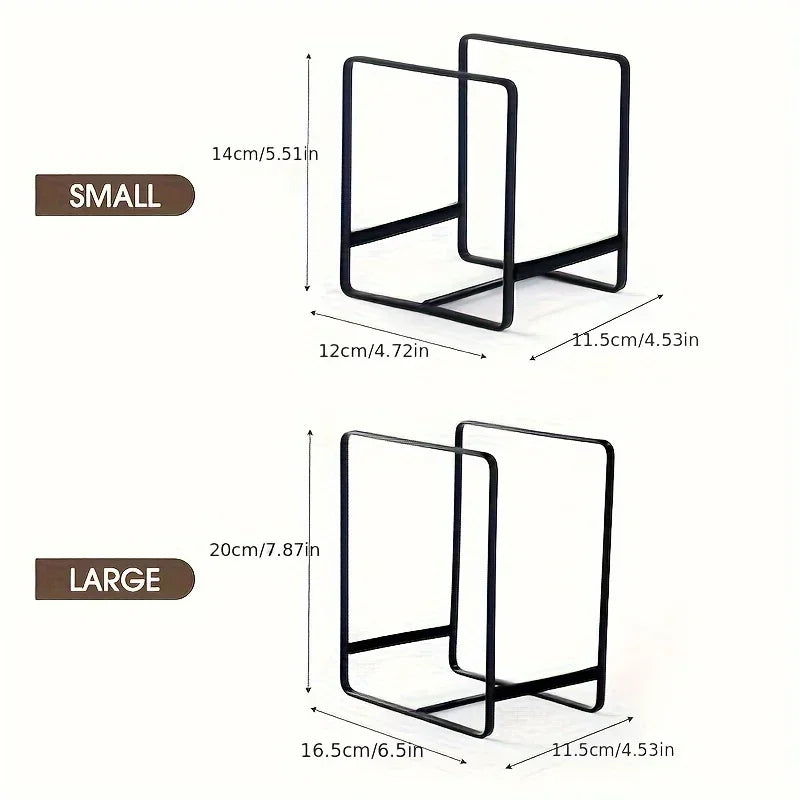 Iron Dish Drain Rack – Japanese Style Countertop Plate Holder