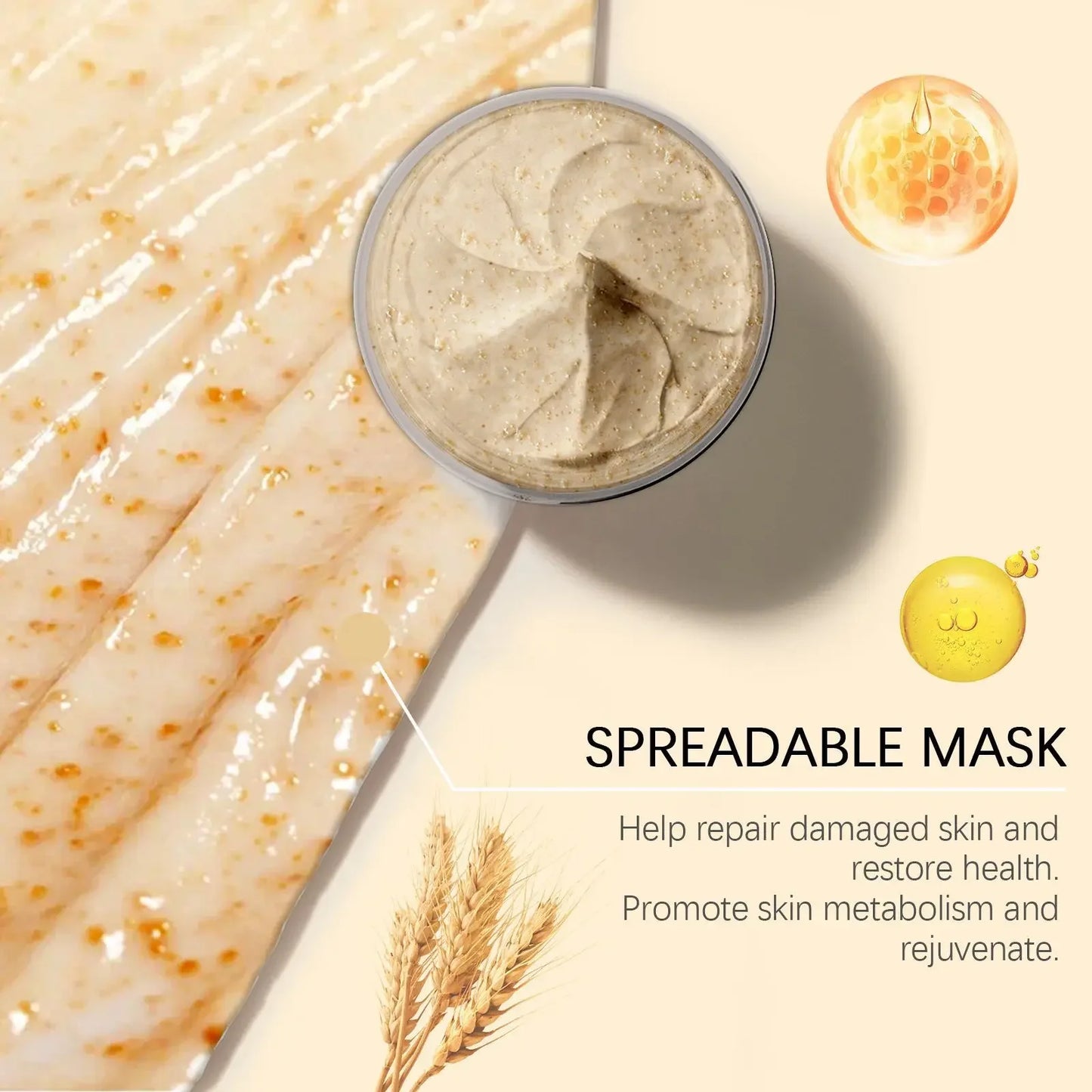Rice & Honey Face Mask – Hydrating, Brightening, Pore Minimizing