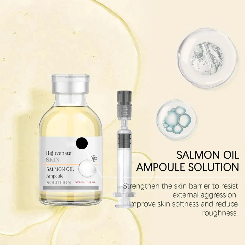 Salmon Oil Ampoule Face Serum 30ml | Anti-Wrinkle Lifting Essence