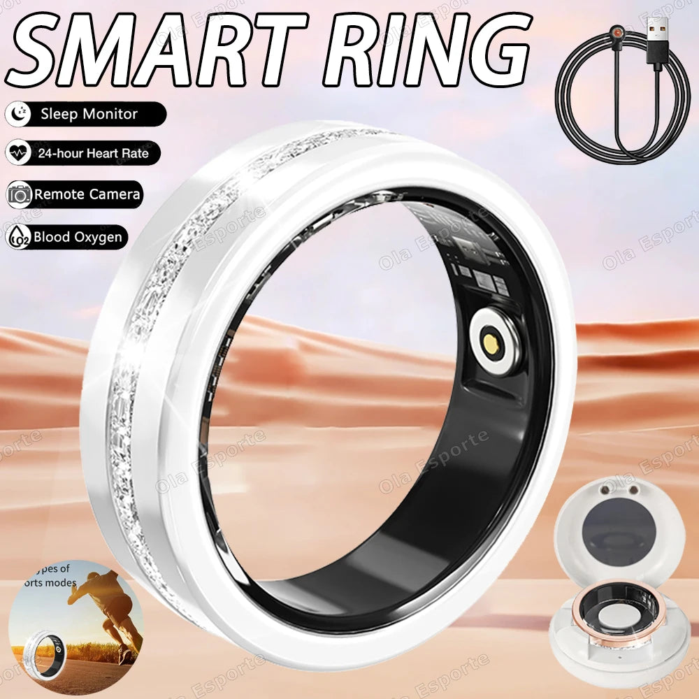 Women's Smart Ring | Heart Rate, Sleep & Fitness Tracker IP68