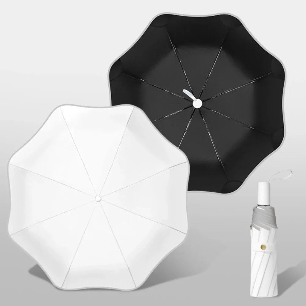 UV Protection 3-Fold Windproof Sunshade Umbrella | Reflective Edge