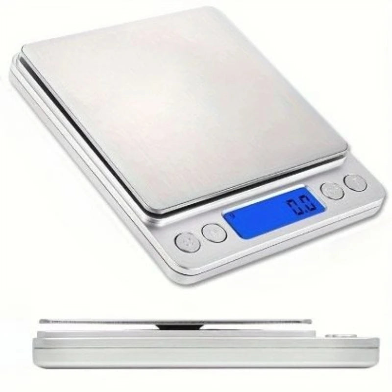 0.01g Precision Digital Scale 500g/3kg, Portable Jewelry Food Scale LCD Display, Kitchen Gram Scale with Tare for Gold, Powder Peaceful Pleasures Health and Wellness