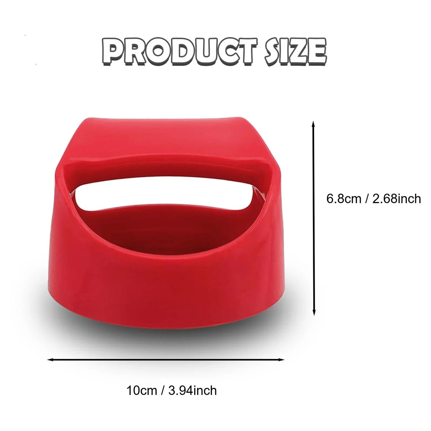 1 Pieces Block Printing Baren Tools Hand Printing Linocut Tools Printing Press Comfortable Handle - 4 inchs Peaceful Pleasures Health and Wellness Red