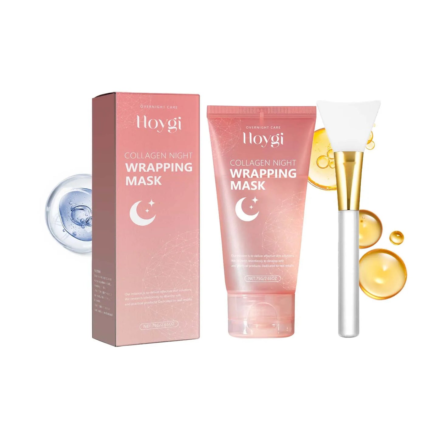 Hoygi Collagen Night Peel Mask – Firm, Brighten & Shrink Pores