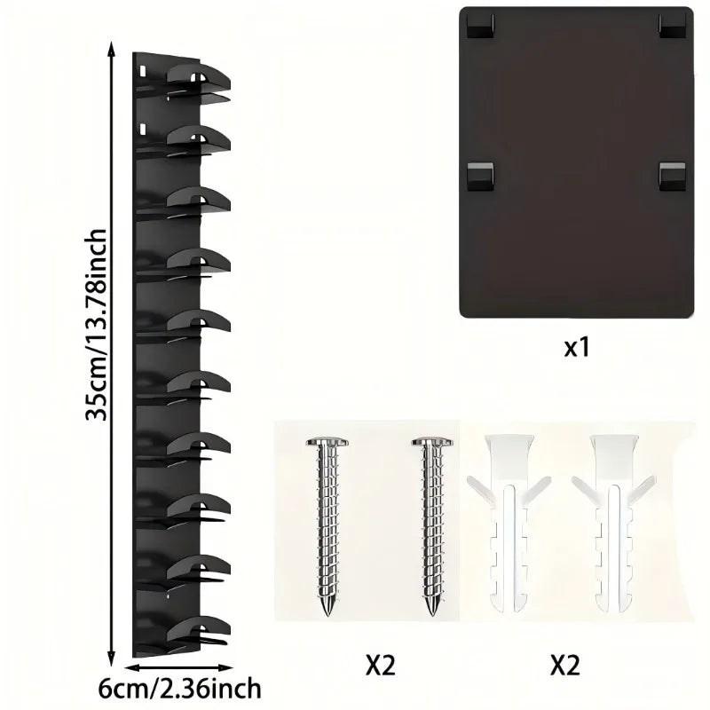 10Grids Wall Mounted Cap Rack Hat Holder Baseball Cap Towel Rack Holder Closet Hanger Storage Organizer Accessories Space Saving Peaceful Pleasures Health and Wellness