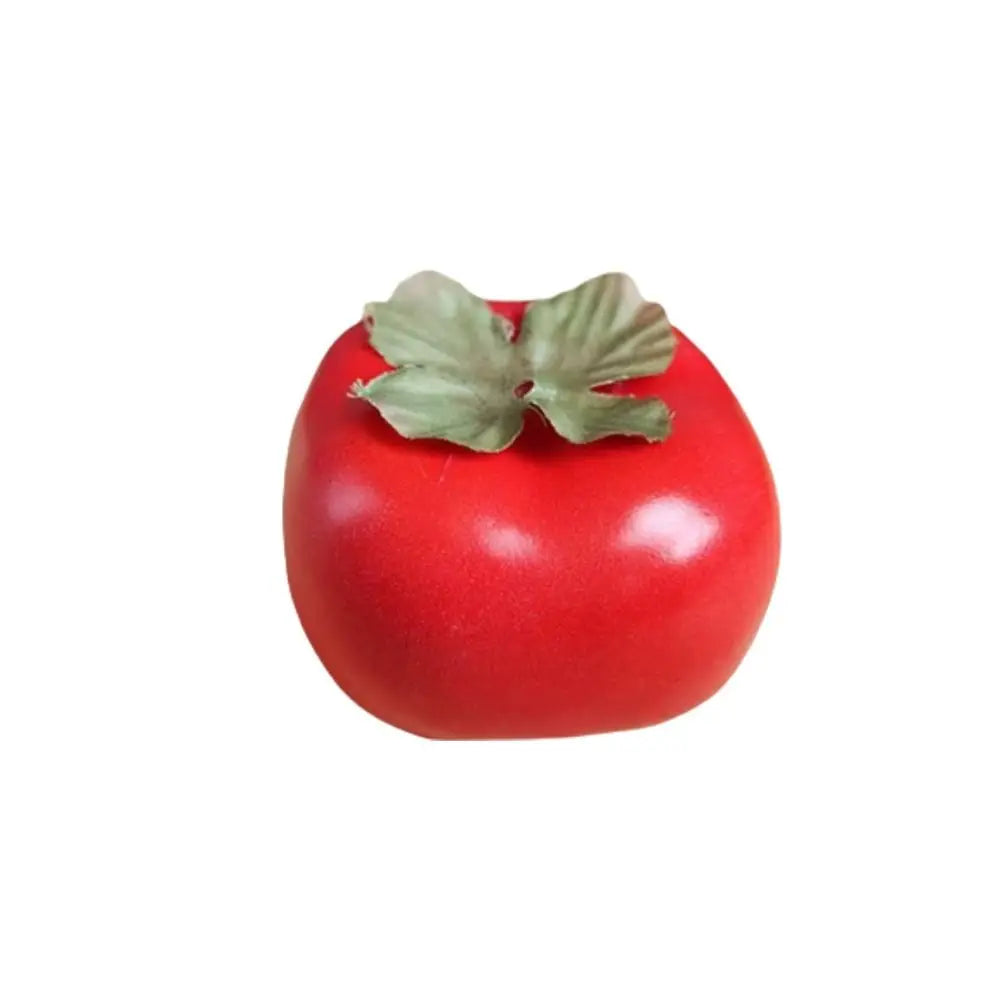 Mini Artificial Foam Persimmon – Realistic Fake Fruit Decor