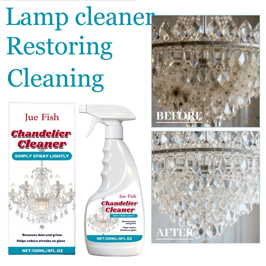 Chandelier Cleaner Spray 120ml – Degrease & Restore Glass Lamps Lamp Cleaner Spray Peaceful Pleasures Health and Wellness
