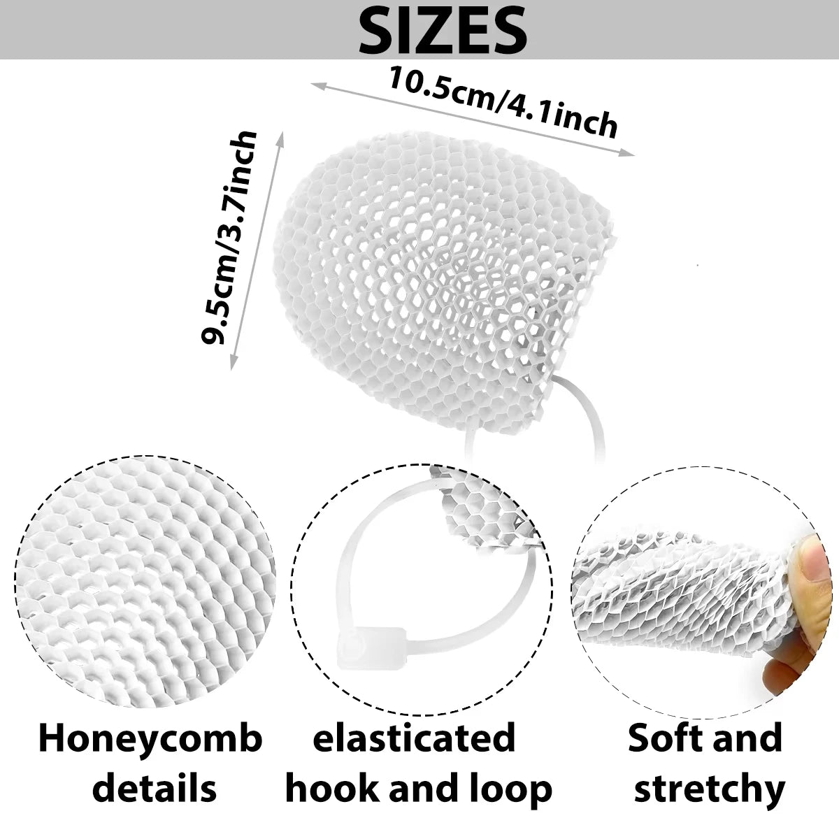 Honeycomb Exfoliating Bath Glove – Body Scrubber Shower Mitt