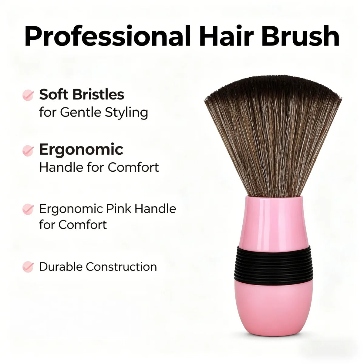 Colorful Barber Neck Brush Soft Bristle Hair Cleaning Duster Brush For Salon Home Hair Styling And Neck Cleaning Peaceful Pleasures Health and Wellness