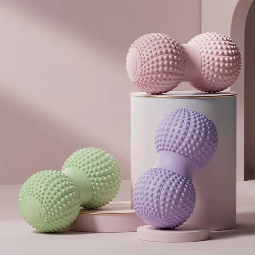 Peanut Massage Ball | TPE Fascia Yoga Ball for Back, Neck & Foot Fascia Massage Ball Peaceful Pleasures Health and Wellness