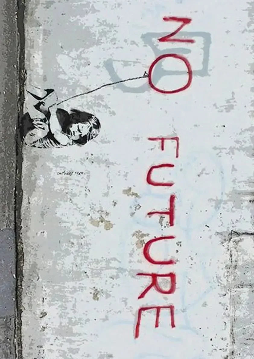 Banksy Girl with Red Balloon Canvas Wall Art | Street Art Decor