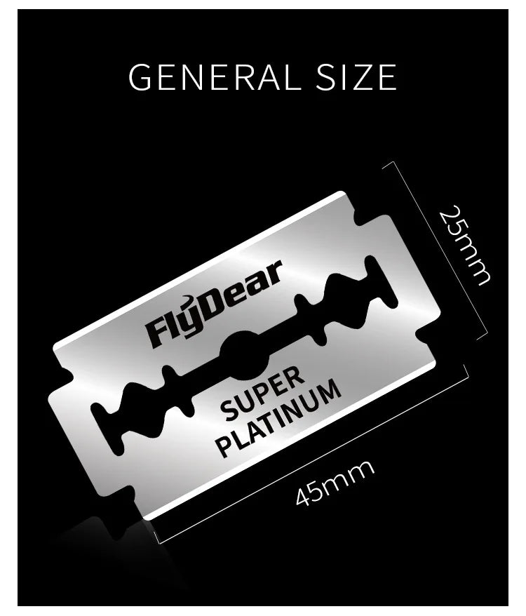 Double Edge Safety Razor Blades for Men | 30/50/100 Pack