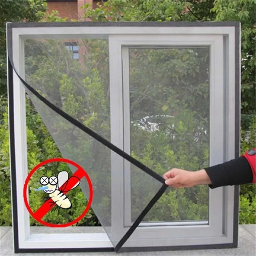 Window Mosquito Net Self-adhesive Anti Mosquito Door Mosquito Mesh DIY Free Cutting Mosquito Net Anti Fly Insect Curtain Screen Peaceful Pleasures Health and Wellness