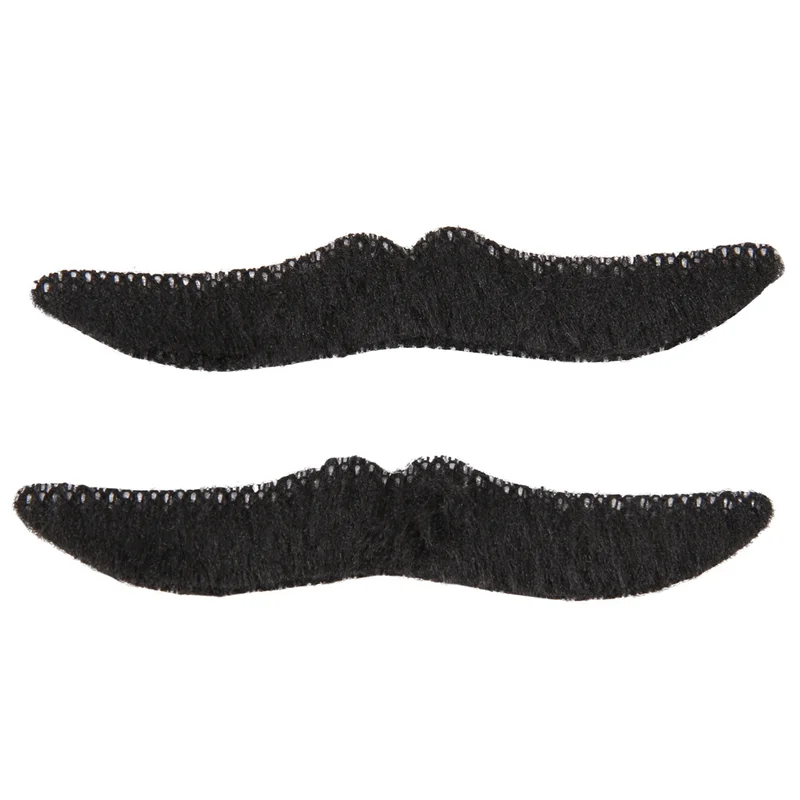 A36T-48 Pack Self Adhesive Assorted Fake Moustache / Mustache Set Fancy Dress Party Birthday Stylish Peaceful Pleasures Health and Wellness
