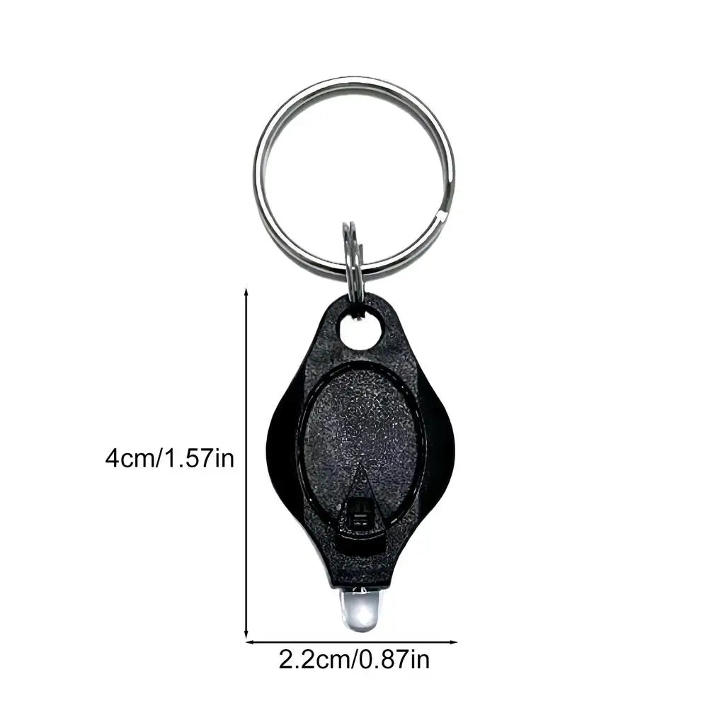 Mini LED UV Keychain Light | Portable Detector for Bags & Keys