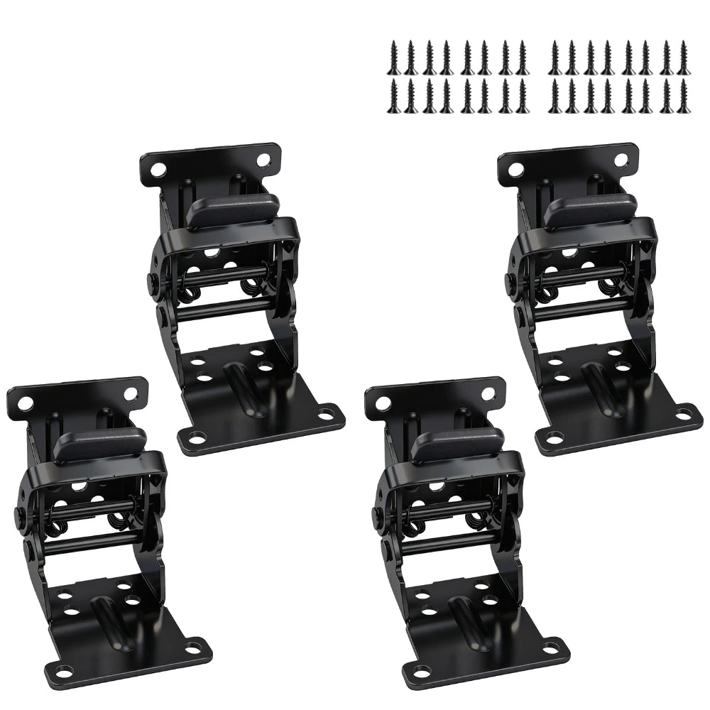 Self-Locking Folding Leg Hinge Bracket 0-90-180° + Screws