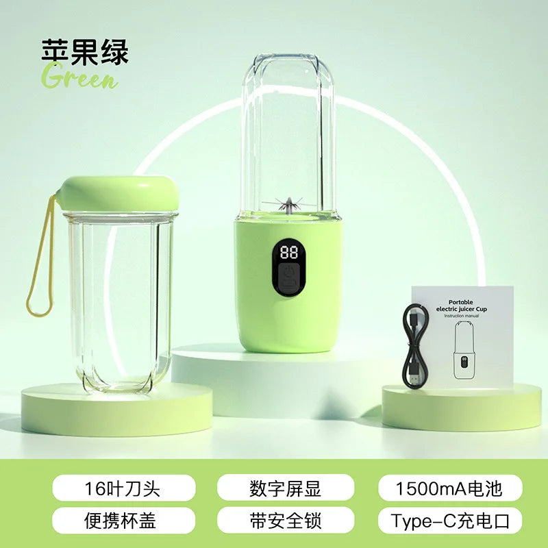 Portable Rechargeable Blender – Electric Juicer & Ice Crusher