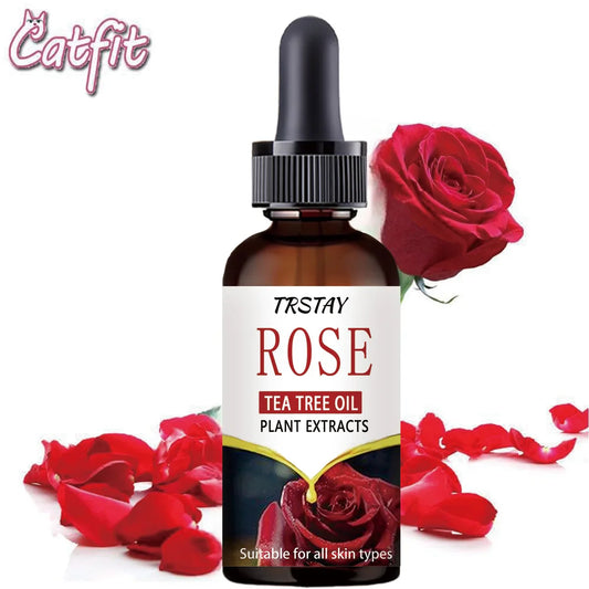 Natural Rose Essential Oil – Moisturizing & Firming Body Oil Rose Body Oil Oasis Select 5ML