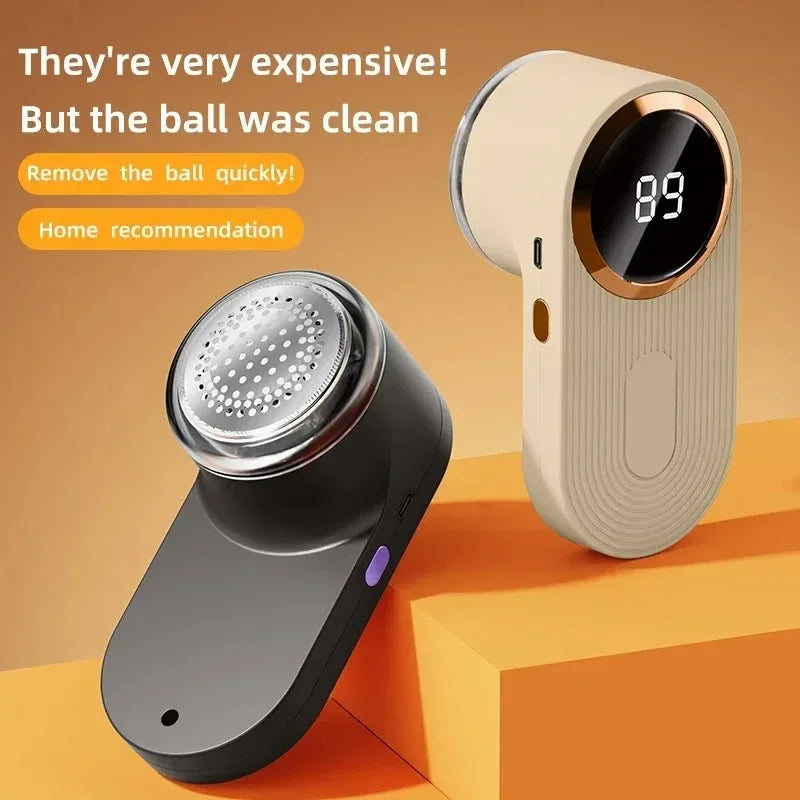 Rechargeable Electric Lint Remover with Digital Display Lint Shaver Pilling Depiller for Sweater Couch Clothes Peaceful Pleasures Health and Wellness