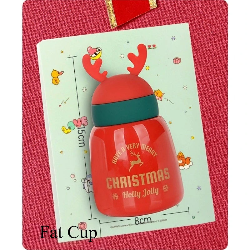 Christmas Antler Personalized Parent-Child Insulated Water Bottle