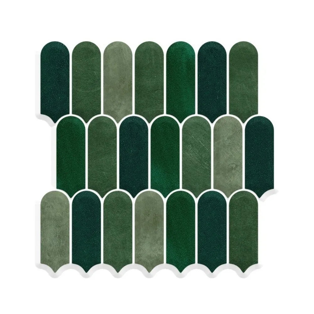 3D Fish Scale Peel & Stick Wall Tiles | Waterproof PVC Sticker