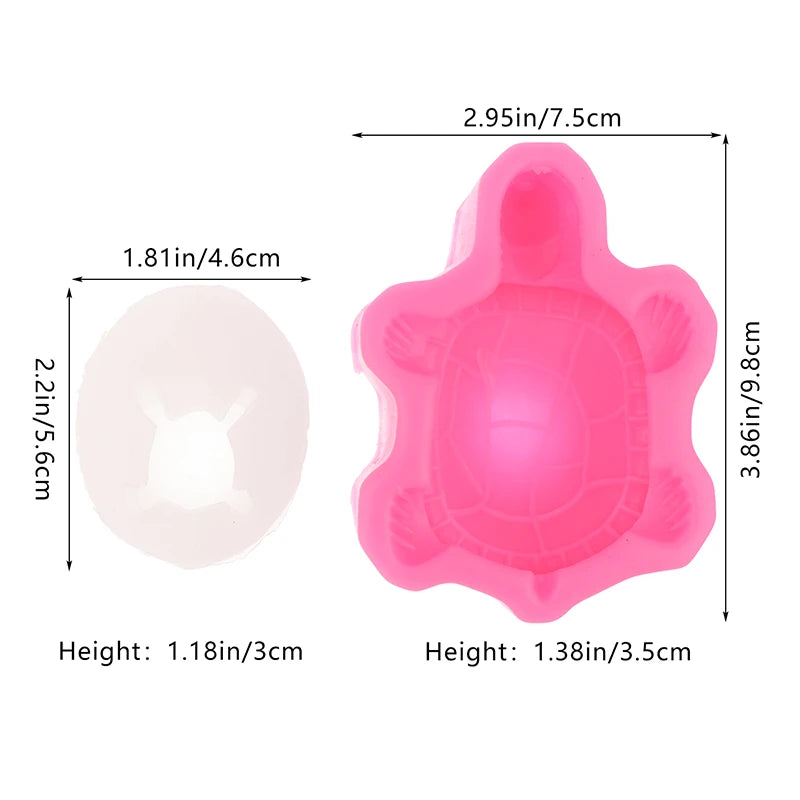 Turtle Silicone Mold – Resin, Chocolate & Cake Baking