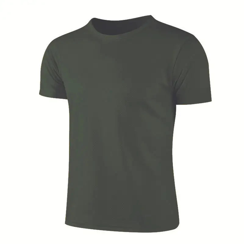 Quick Dry Crew Neck Short Sleeve T Shirt Breathable Performance Tee for Work Team Uniform and Casual Wear for Women Men Peaceful Pleasures Health and Wellness