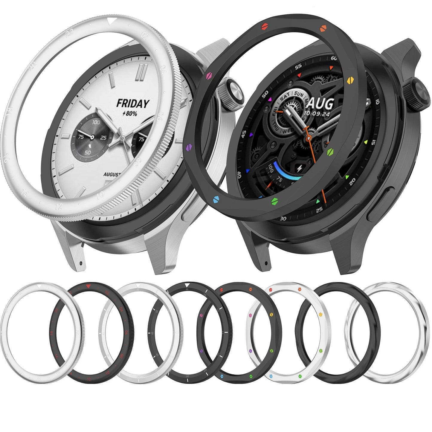 Ergonomic Design Bezel For Xiaomi Watch S4 Metal Bezel For Mi Watch S3 Watch Replacement Bezel Case Comfortable To Wear Peaceful Pleasures Health and Wellness