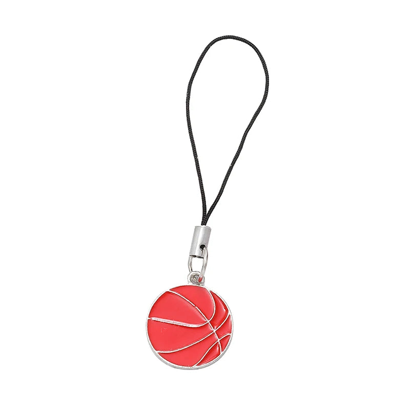 Sports Ball Keychain – Basketball Soccer Volleyball Baseball Charm