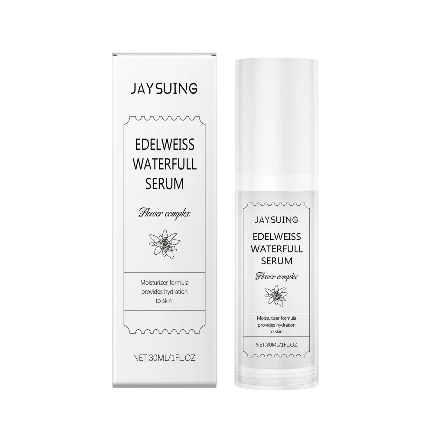 Hyaluronic Acid Facial Serum for Skin Hydration and Brightening Peaceful Pleasures Health and Wellness 30ml boxed