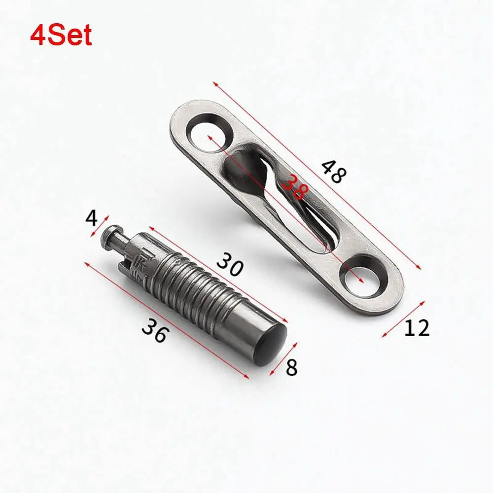 Invisible Cabinet Board Connectors – 4-Set Metal Shelf Support