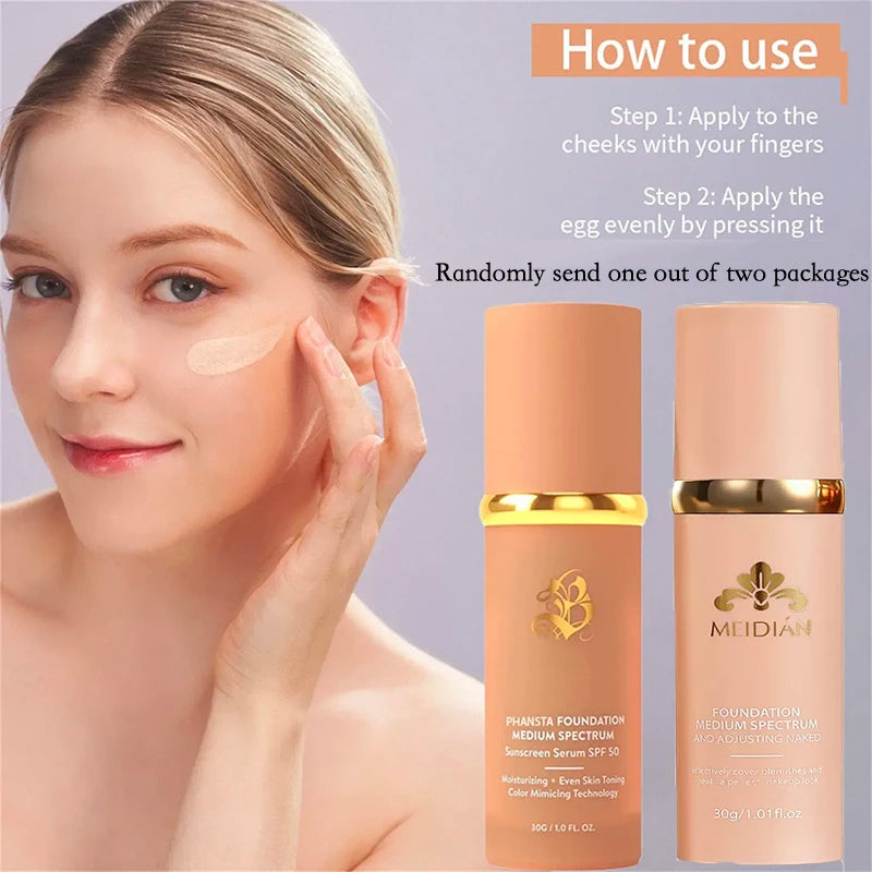 4-in-1 Color Changing Foundation SPF 50 – Matte & Hydrating