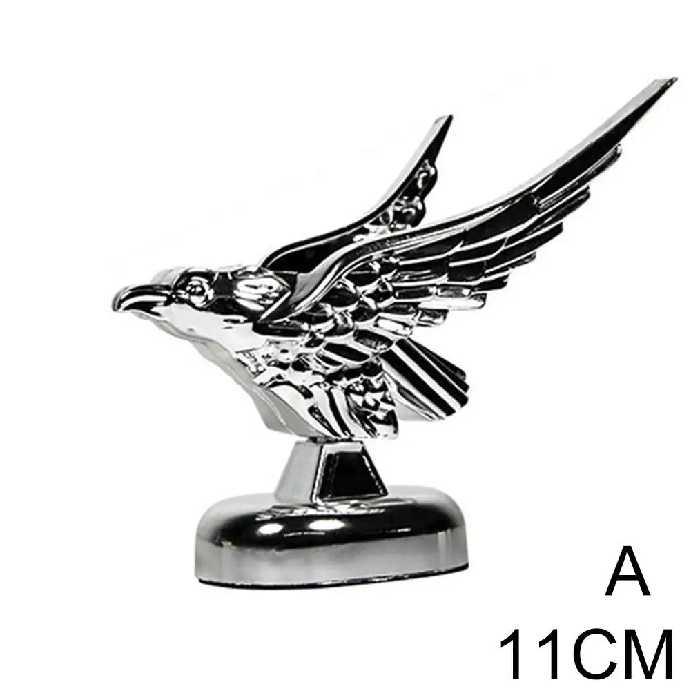 3D Car Bonnet Front Hood Eagle Ornament Badge Auto Modification Emblem Cover Decoration Accessories Eagle Peaceful Pleasures Health and Wellness A