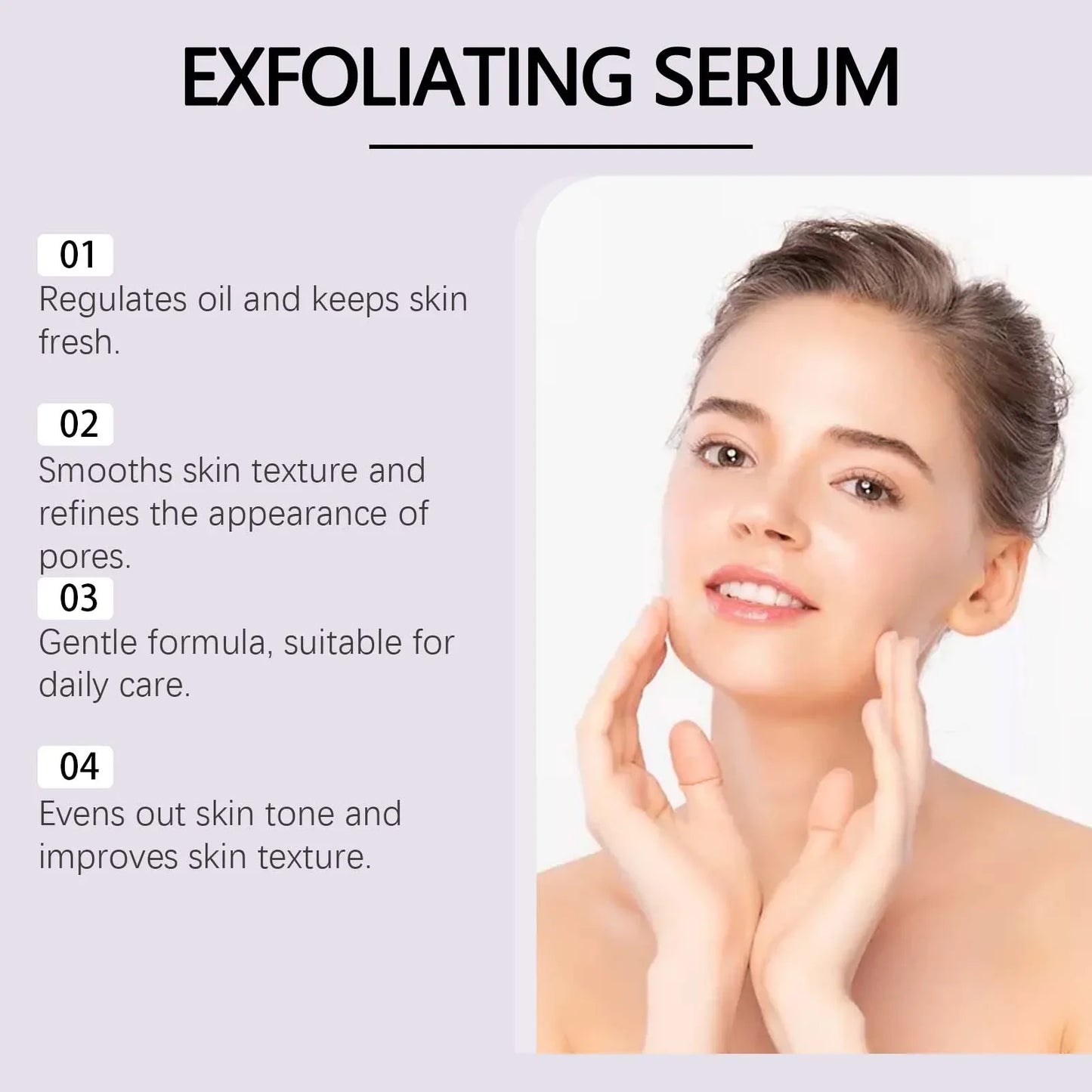 Lactic Acid Exfoliating Serum – Acne, Pores & Brightening