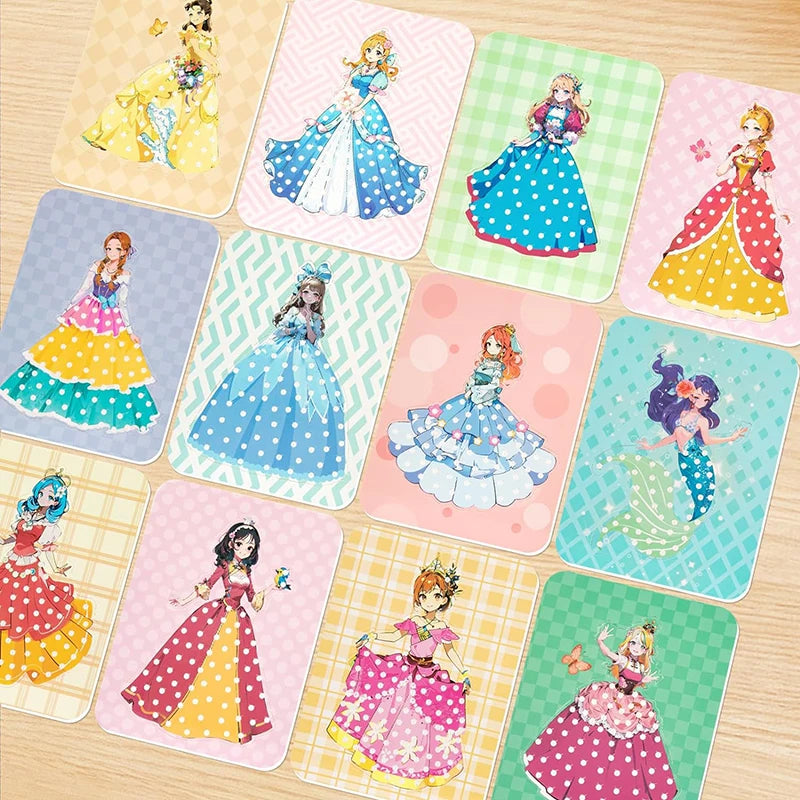 Creative Princess Puzzle Puncture Painting Board Pens Fabric Craft
