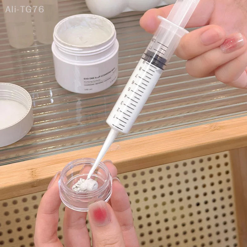 12ml Plastic Liquid Dispensing Syringes – Curved & Straight, 3/6 Pcs