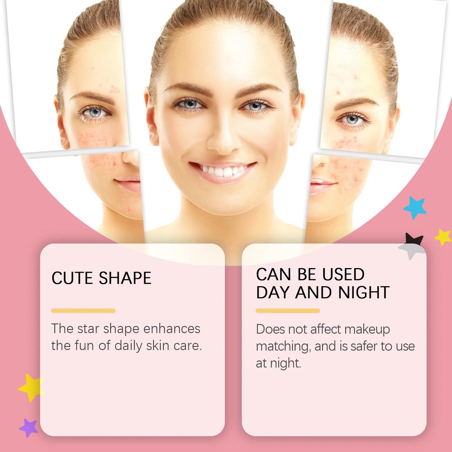 Star Shaped Hydrocolloid Pimple Patches 360pc | Acne Spots