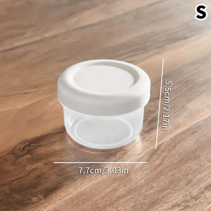 Round Portable Food Storage Container with Lid | Fresh-Keeping