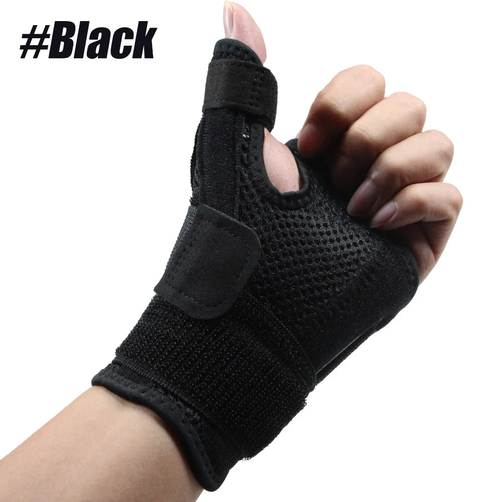 1PCS Thumb Stabilizer - One Size Fits Most, Ideal for De Quervain's Tenosynovitis Brace, Thumb Brace for Arthritis Pain & Suppor Peaceful Pleasures Health and Wellness Black-1PCS