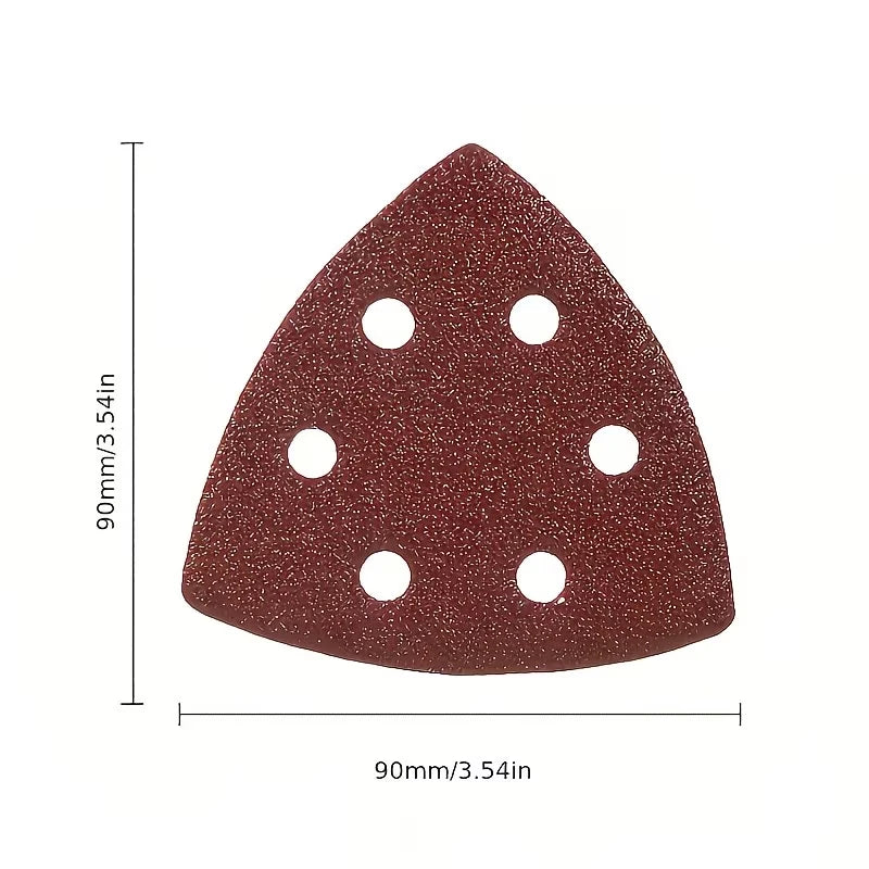 20 6-hole Triangular Polishing Pad Suitable Gypsum Other Surfaces