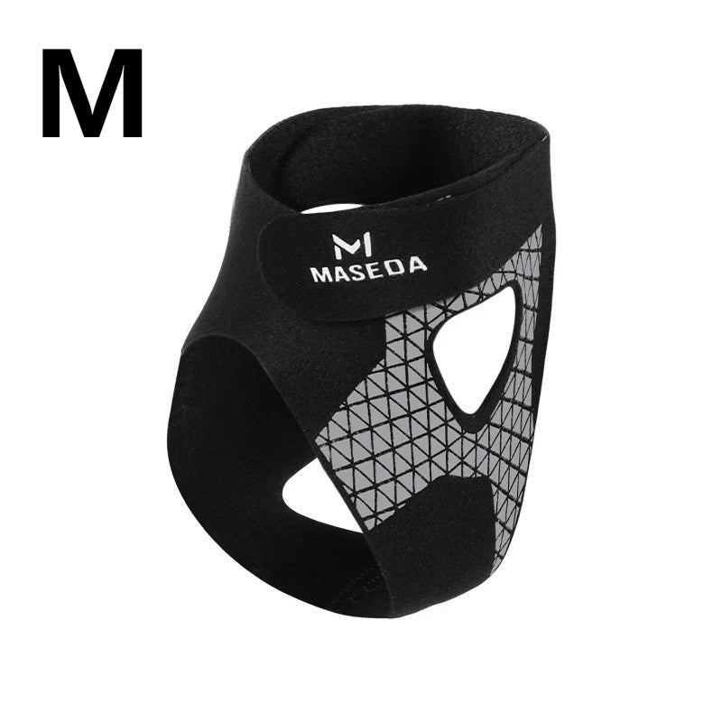 1pc Ultra-Thin Adjustable Ankle Support Brace - Breathable Nylon, Dual-Sided Straps,for Sports,Running, Cycling, Ankle Sleeve, Peaceful Pleasures Health and Wellness M